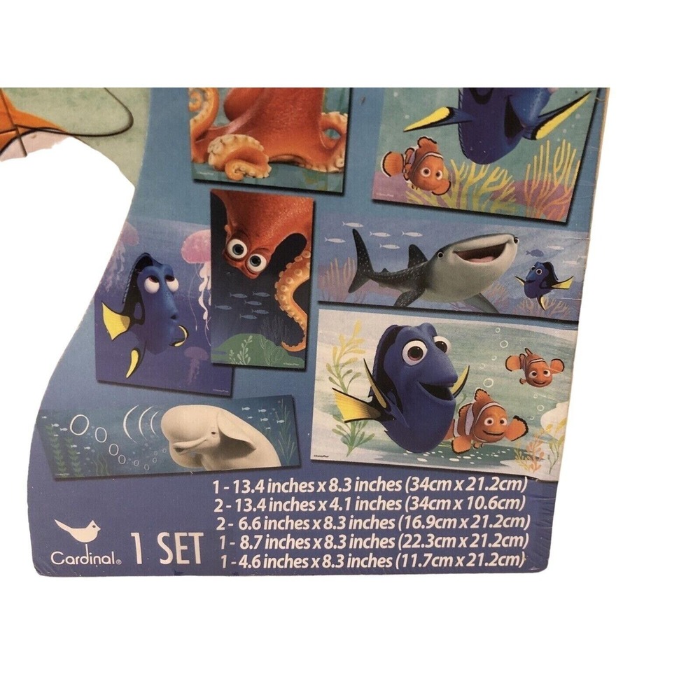 Disney Pixar Finding Dory 7-Pack Wooden Puzzles With Storage Box Kids Play Toy - Picture 2 of 5